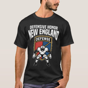 NEW ENGLAND VERDEDIGINGSEREPULATIE - NEW ENGLAND V T-SHIRT