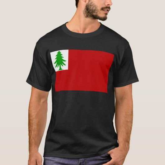 New England vlag T-shirt (Voorkant)