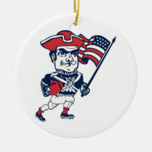 New England Voetbalmasker Keramisch Ornament