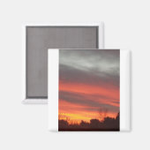 New England zonsondergang Magneet (Voorkant / Achterkant)