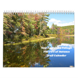 New England's Foliage Wall Agenda Kalender