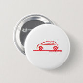 New Fiat 500 Cinquecento Ronde Button 5,7 Cm (Voorkant /achterkant)