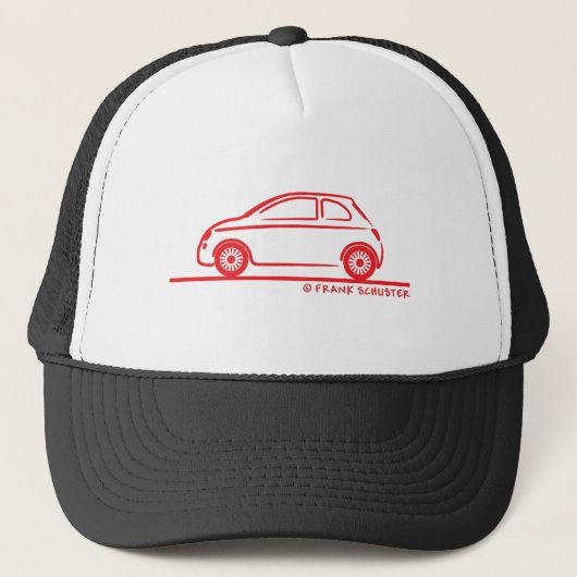 New Fiat 500 Cinquecento Trucker Pet (Voorkant)