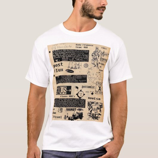 New Fluxus Manifesto T-Shirt (Voorkant)