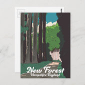 New forest Hampshire England Briefkaart (Voorkant / Achterkant)