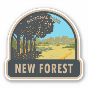 New Forest National Park England Sticker