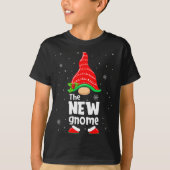 New Gnome Matching Family Group Christmas Party Pa T-shirt (Voorkant)