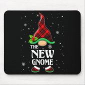 New Gnome Red Plaid Matching Family Christmas Paja Muismat (Voorkant)