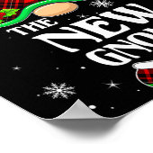 New Gnome Red Plaid Matching Family Christmas Paja Poster (Hoek)