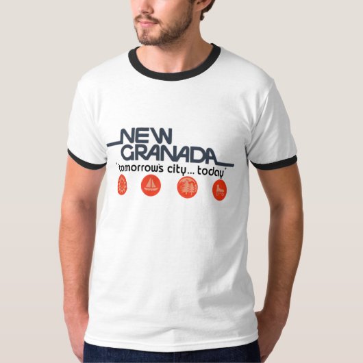 New Granada Tomorrows City vandaag T-shirt (Voorkant)