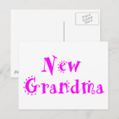 New Grandma Briefkaart (Voorkant / Achterkant)