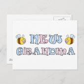 New Grandma Briefkaart (Voorkant / Achterkant)