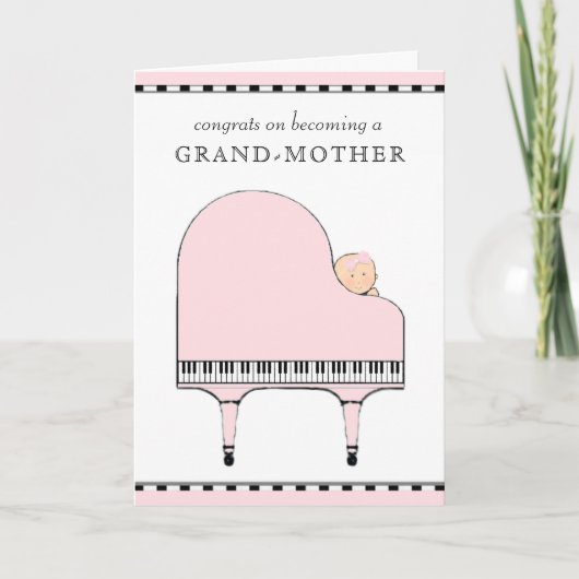 New Grandma Congrats Kaart (Voorkant)