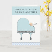 New Grandma Congrats Kaart (Gele Bloem)
