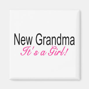 New Grandma is een meisje Magneet