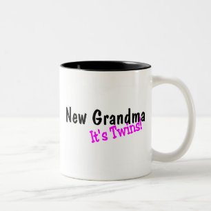 New Grandma of Twins Tweekleurige Koffiemok
