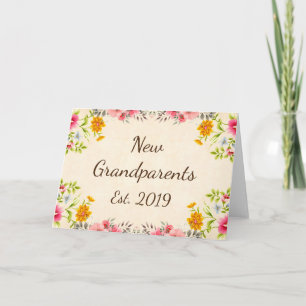 New Grandouders East. 2019 Vintage Floral Art Kaart