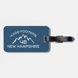 New Hampshire 4000 Footers Mountain Bagagelabel