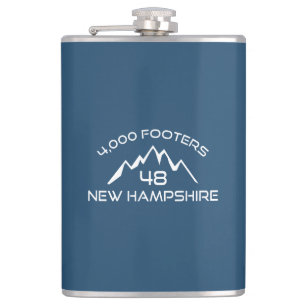 New Hampshire 4000 Footers Mountain Heupfles