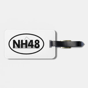 New Hampshire 48 Oval Bagagelabel