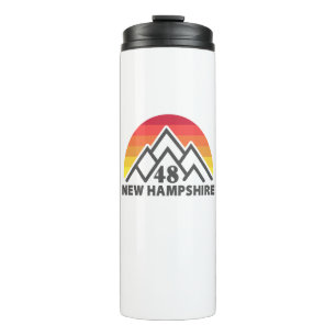 New Hampshire 48 Retro Mountain Thermosbeker
