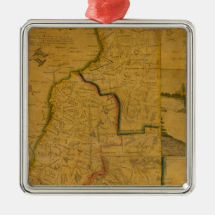 New Hampshire 4 Metalen Ornament