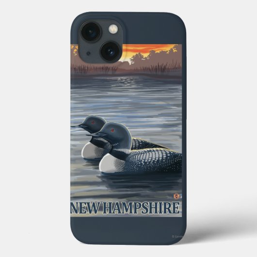 New Hampshire Common Loon Case-Mate iPhone Case (Achterkant)
