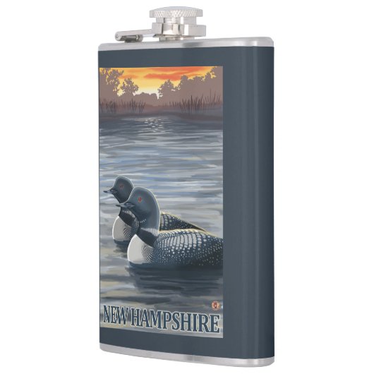 New Hampshire Common Loon Heupfles (Links)