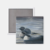 New Hampshire Common Loon Magneet (Voorkant / Achterkant)