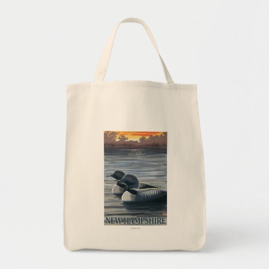 New Hampshire Common Loon Tote Bag (Voorkant)