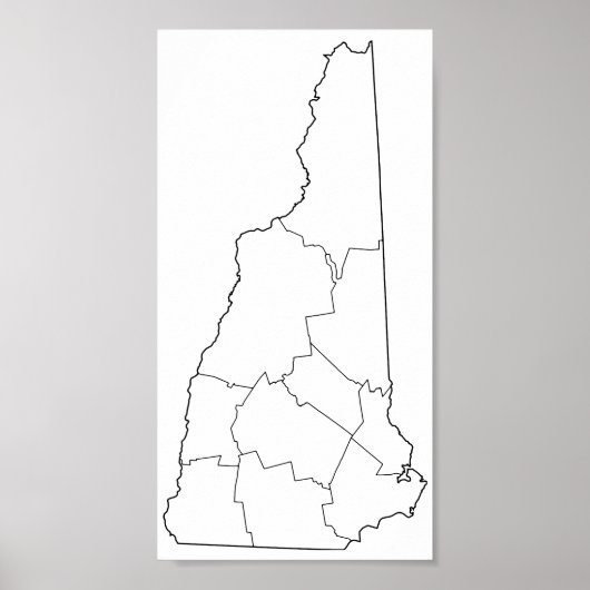 New Hampshire County Blank overzicht (Voorkant)