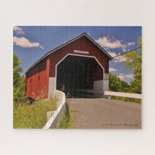 New Hampshire Covered Bridge - Jigzaag Puzzle Legpuzzel