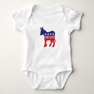 New Hampshire Democraat Donkey Romper