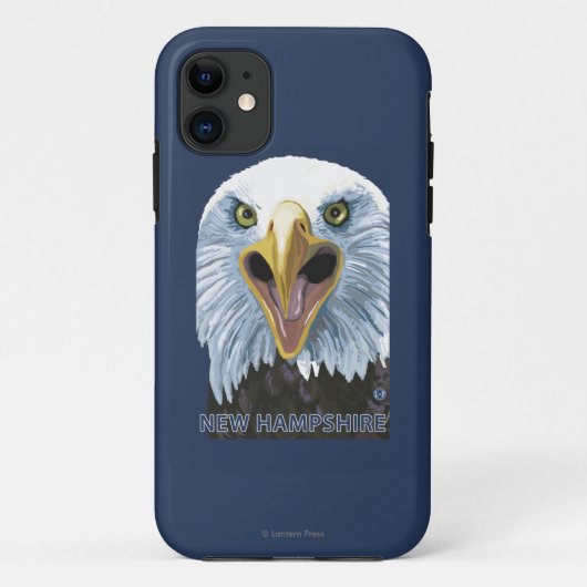 New Hampshire Eagle Up Close Case-Mate iPhone Case (Achterkant)