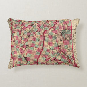New Hampshire en Vermont 2 Decoratief Kussen