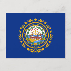 New Hampshire Flag Briefkaart