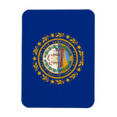 New Hampshire Flag Magneet (Verticaal)