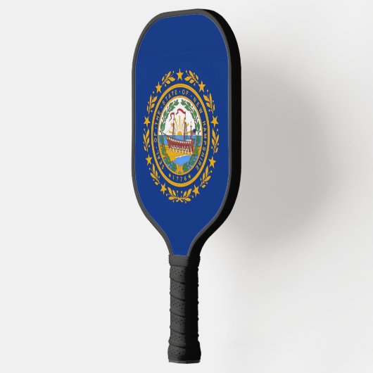 New Hampshire Flag Pickleball Paddle (Links)