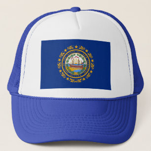 New Hampshire Flag Trucker Pet