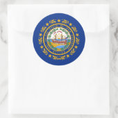 New Hampshire grand autocollant de phoque (Sac)