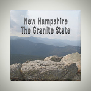 New Hampshire Granite State Live Free or Die Foto Magneet