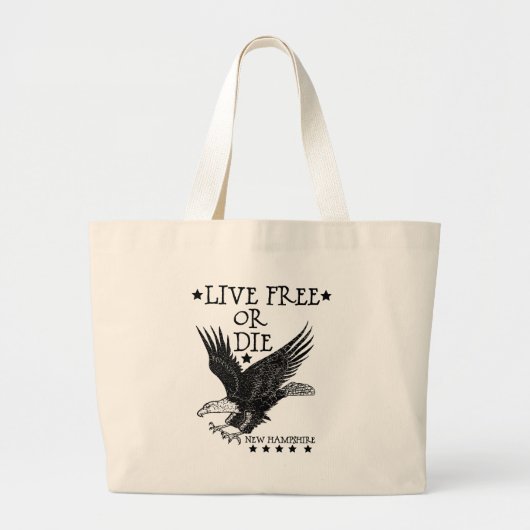 New Hampshire Grote Tote Bag (Voorkant)