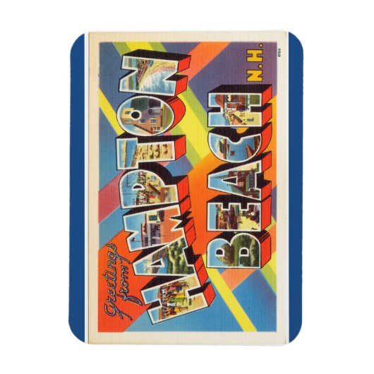 New Hampshire, Hampton Beach Magnet (Vertical)