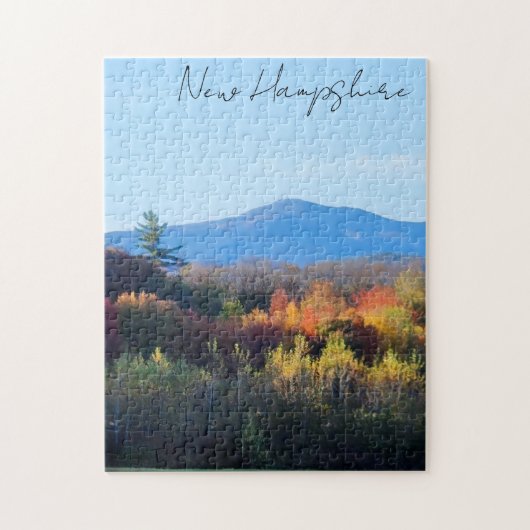 New Hampshire Herfst witte bergen Legpuzzel (Verticaal)