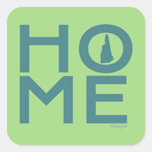New Hampshire HOME sticker (Voorkant)