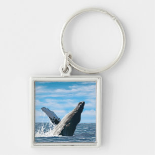 New Hampshire Humpback Whale Scene Sleutelhanger