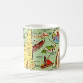 New Hampshire Illustrated Map Mug (Devant droit)