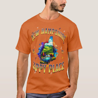 New Hampshire is mijn gelukkige plek T-shirt