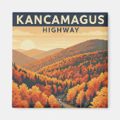 New Hampshire Kancamagus Highway Reizen Magneet (Voorkant)