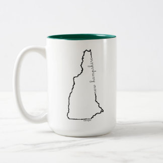 New Hampshire koffiemok Tweekleurige Koffiemok